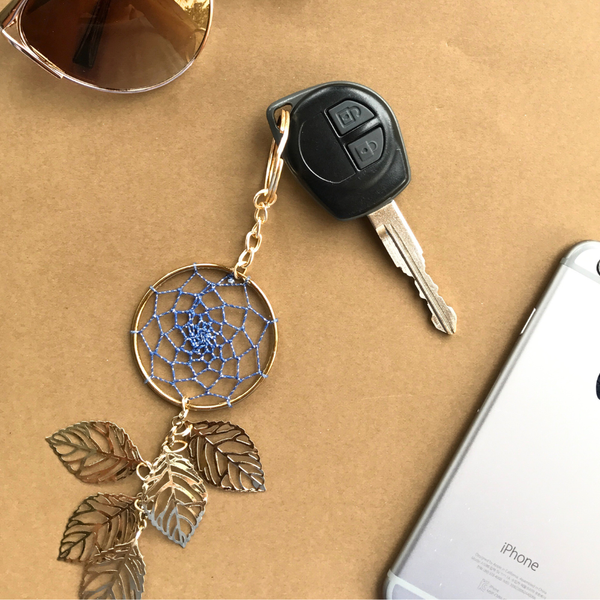 Blue Claret Dreamcatcher Keychain