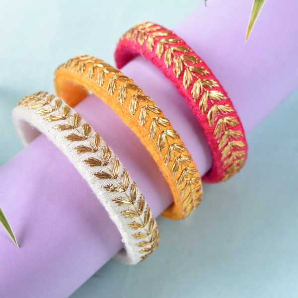 Festive Bangles Combo (Set of 3)