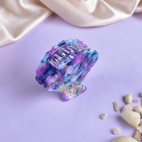Acrylic Seashell Claw Clips