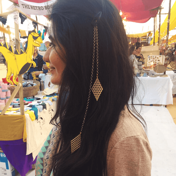 Diamond Shaped Hair Extension
