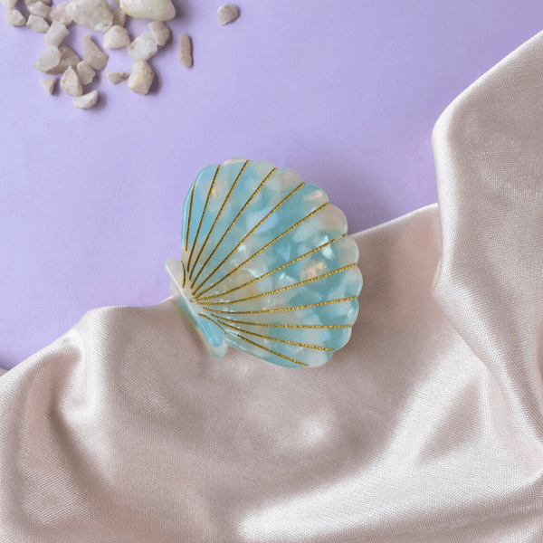 Acrylic Seashell Claw Clips