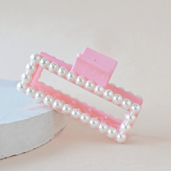 Maxi Acrylic Pearl Box Claw Clip