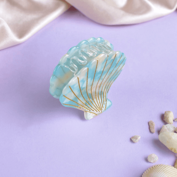 Acrylic Seashell Claw Clips