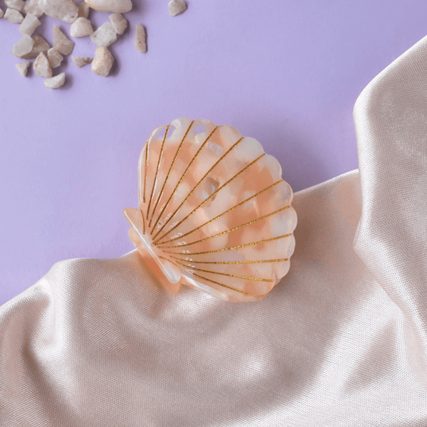 Acrylic Seashell Claw Clips