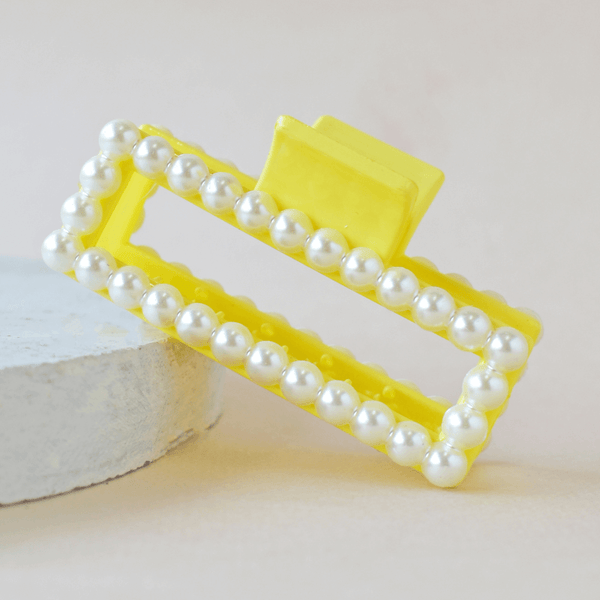 Maxi Acrylic Pearl Box Claw Clip