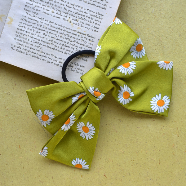 Maxi Sunflower Bow Scrunchies