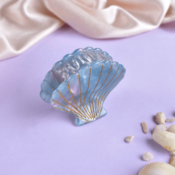 Acrylic Seashell Claw Clips