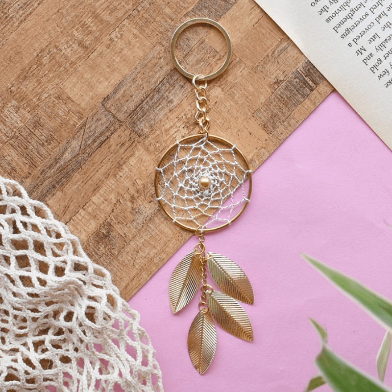Golden Snitch Dreamcatcher Keychain