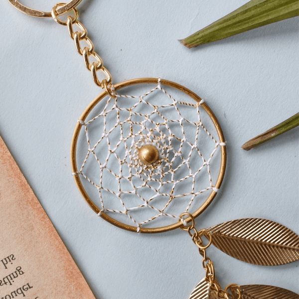 Golden Snitch Dreamcatcher Keychain