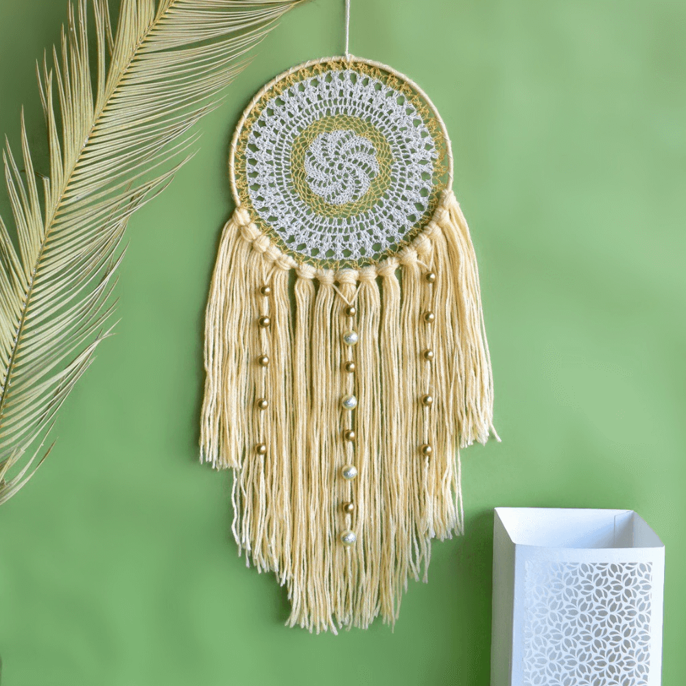 Crochet Dreamcatcher Wall Hanging