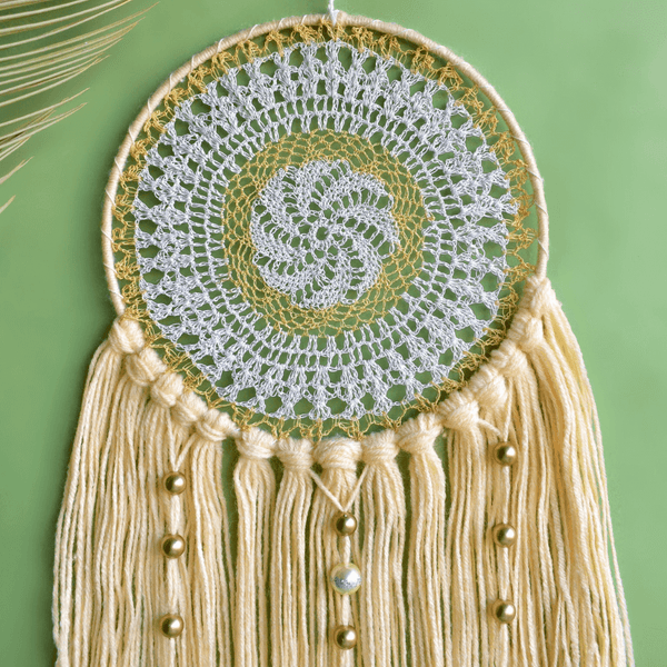 Crochet Dreamcatcher Wall Hanging