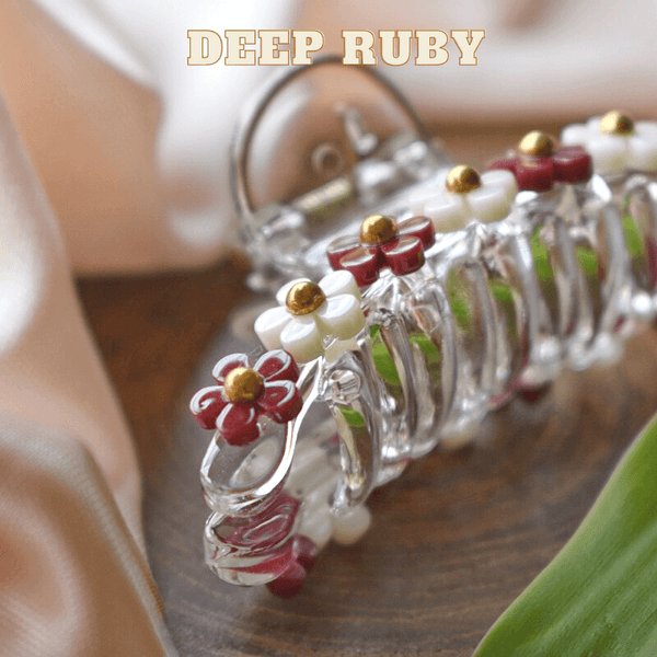Acrylic Flower Claw Clips