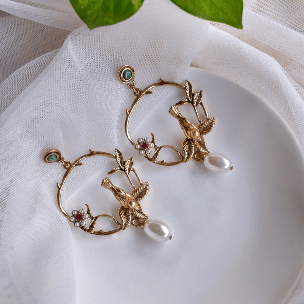 Iris Pearl Tipsyfly Danglers