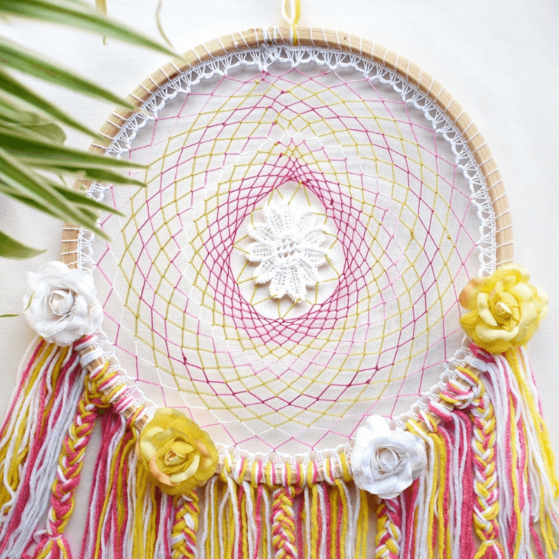 Classic Flower Lace Dreamcatcher