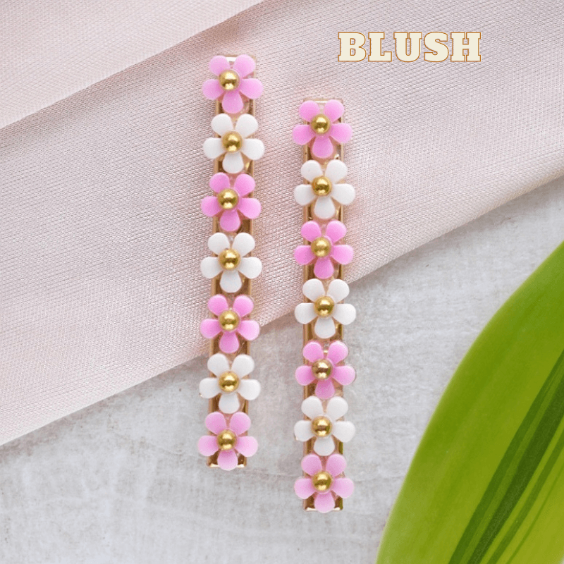 Summery Flower Snapclips