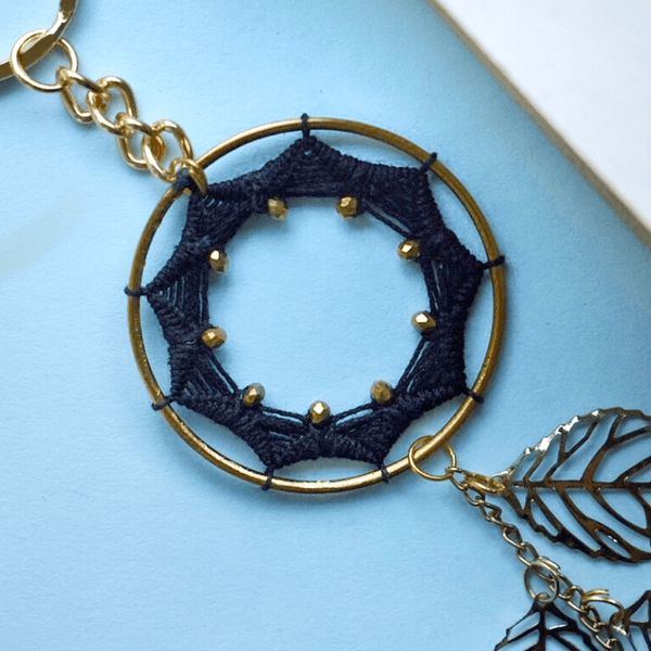 Black Chasm Dreamcatcher Keychain