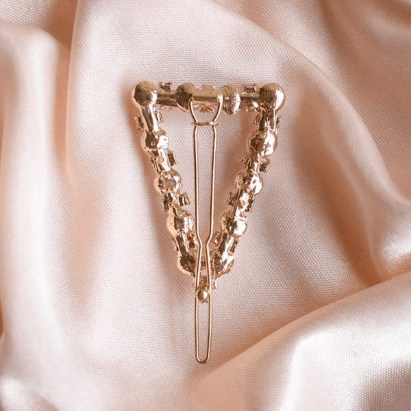 Pearl Triangle Barrette