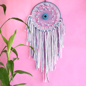 Lace Dreamcatcher - Blue