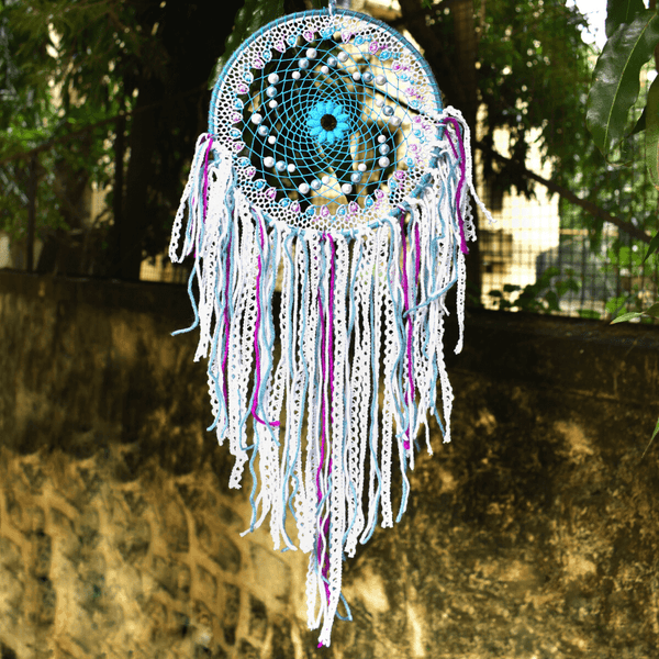 Lace Dreamcatcher - Blue