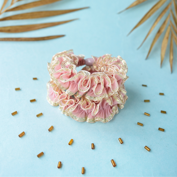 Festive Scrunchies - Pink
