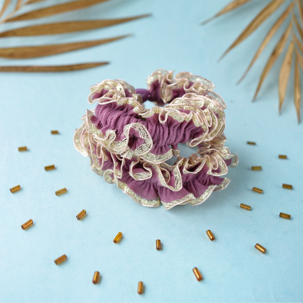 Festive Scrunchies - Lilac