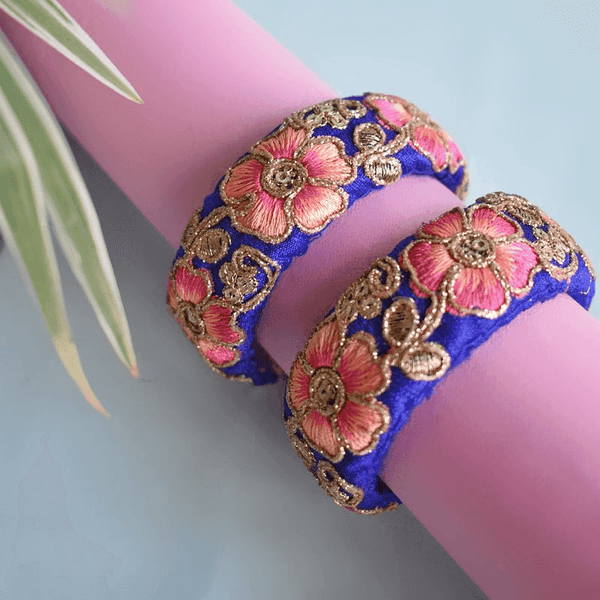 Magnolia Festive Bangles - Blue