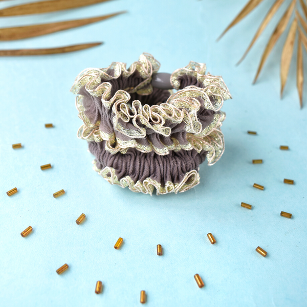 Festive Scrunchies - Grey
