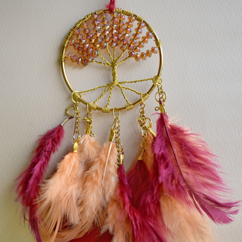 Tree of Life Dreamcatcher - Red