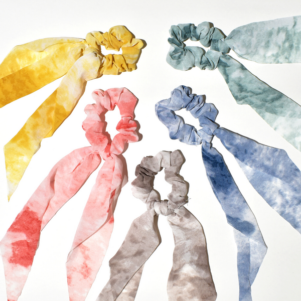 Tie-Dye Scrunchies