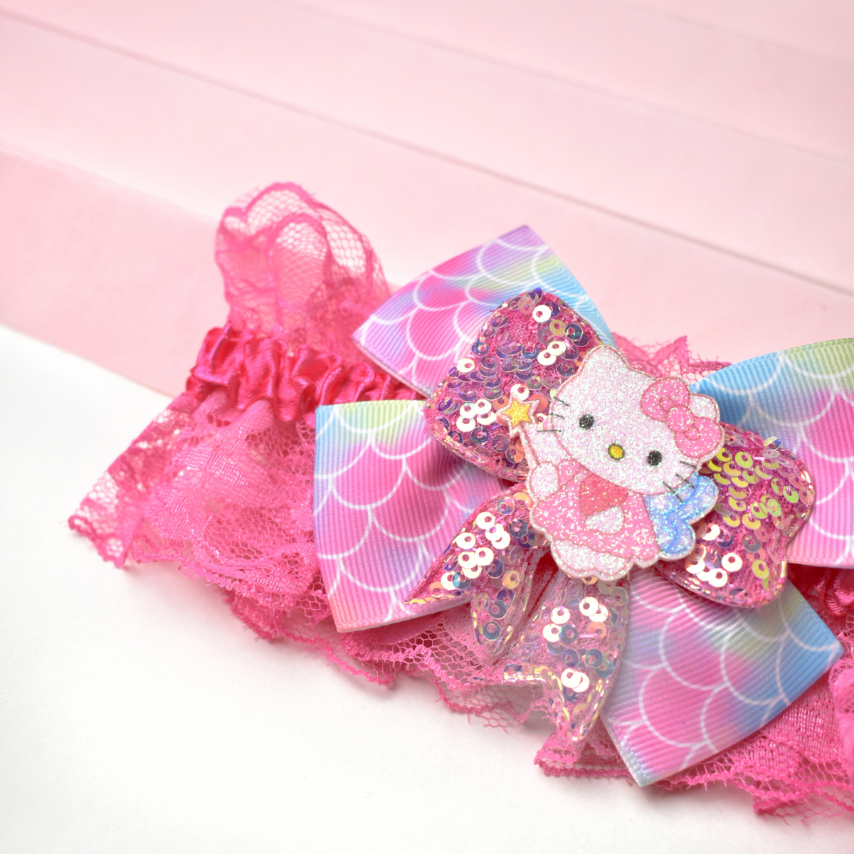 Hello Kitty Headband - Hot Pink