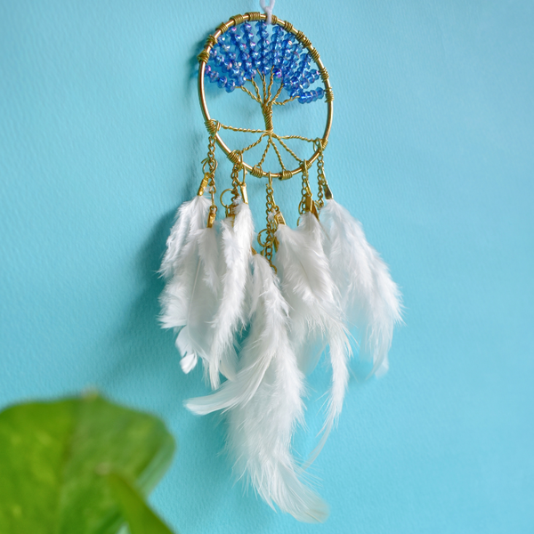 Tree of Life Dreamcatcher - Blue