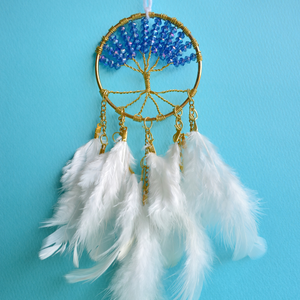 Tree of Life Dreamcatcher - Blue