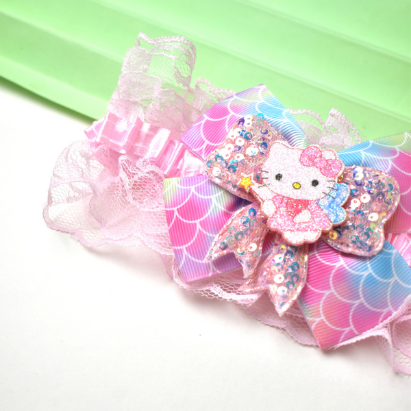 Hello Kitty Headband - Baby Pink