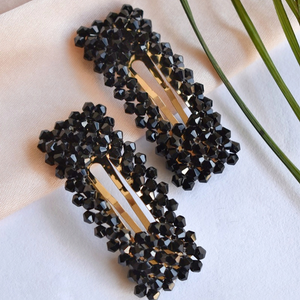 Blingy Stone Box Hairclips