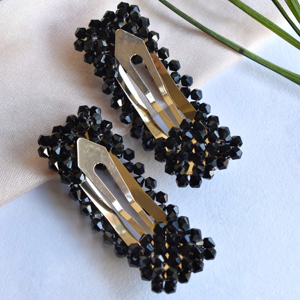 Blingy Stone Box Hairclips
