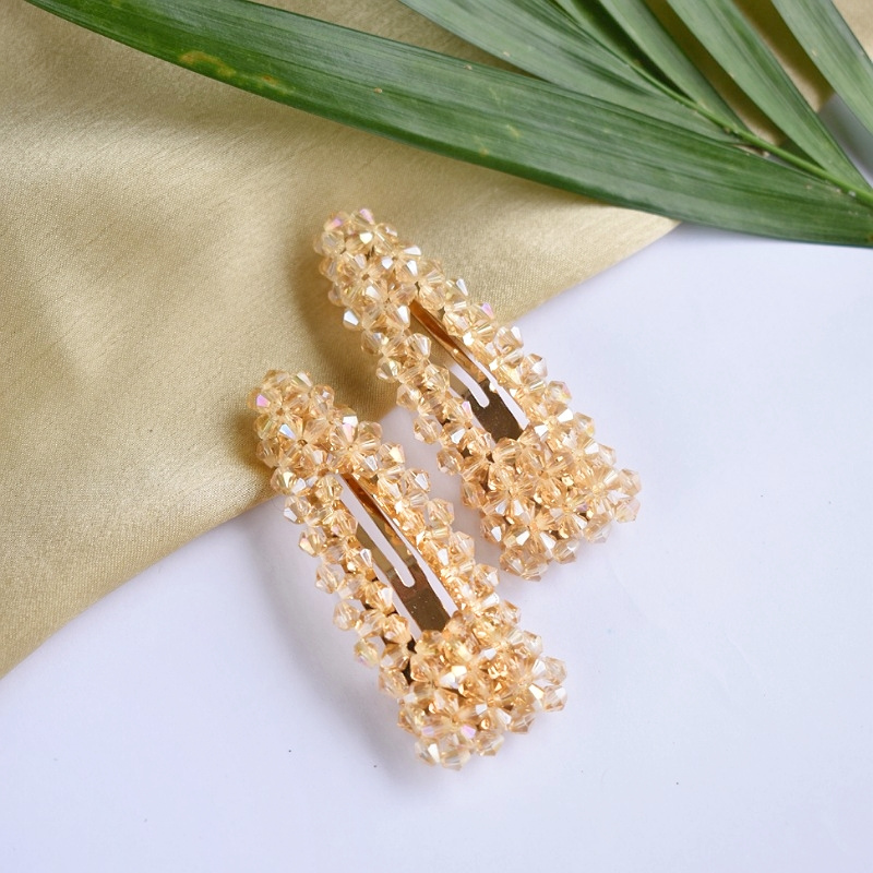 Blingy Stone Triangle Hairclips