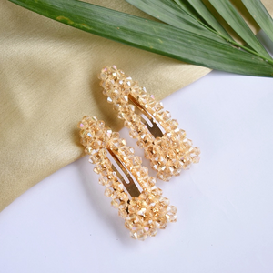 Blingy Stone Triangle Hairclips