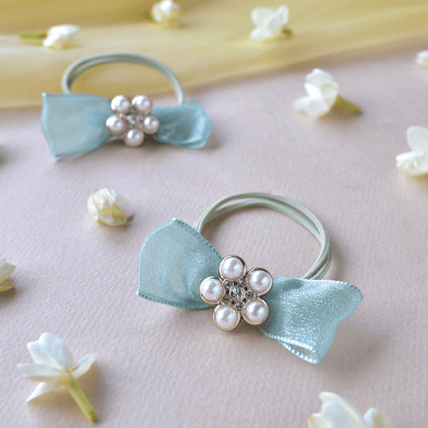 Rhinestone Embellished Rubber Bands