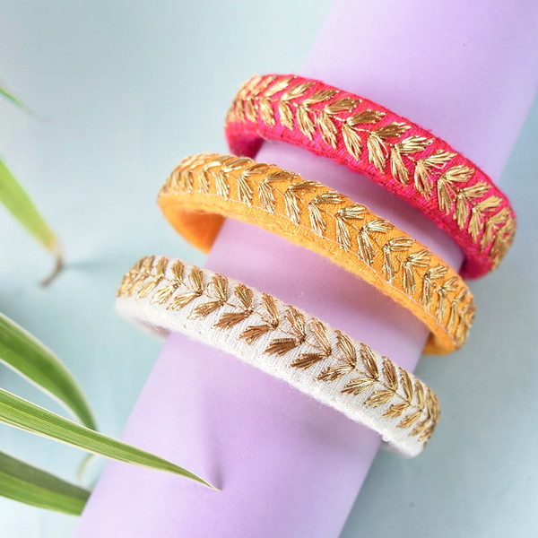 Festive Bangles Combo (Set of 3)