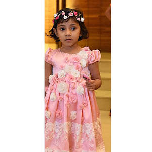 Customised Wired Flower Pearl Tiara