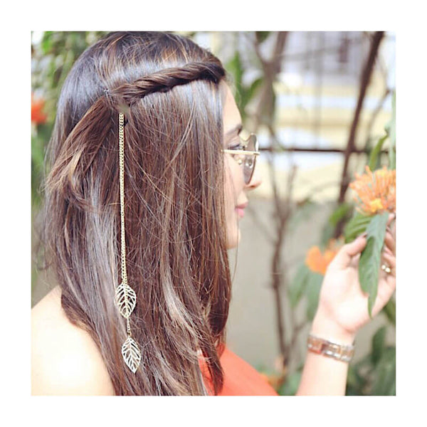 Gold Leaf Hair Extension