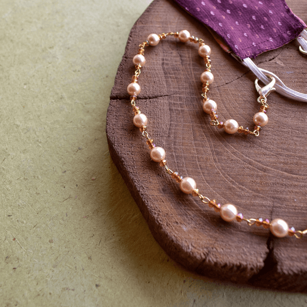 Assorted Pearl Mask Chains (Set Of 3)
