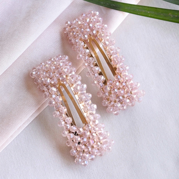 Blingy Stone Box Hairclips